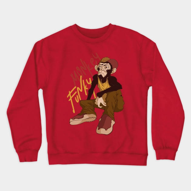 Funkey Crewneck Sweatshirt by Maymunkey